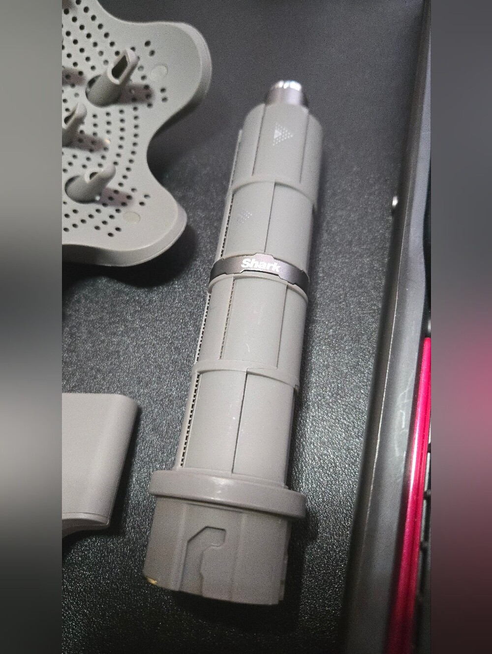 Shark Gray Hair Styling Attachment - Replacement Tools & Carry Case (NO CORD)